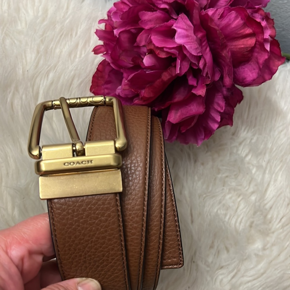 Coach Square Roller Bukle reversible belts